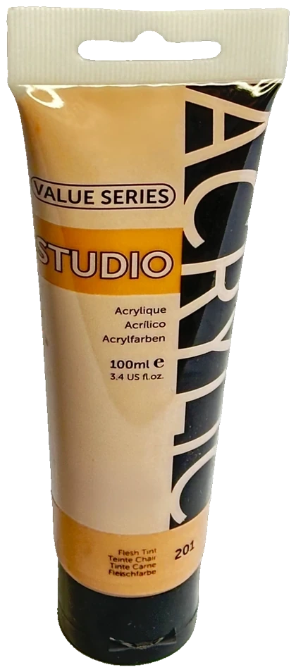 tube of flesh tint acrylic